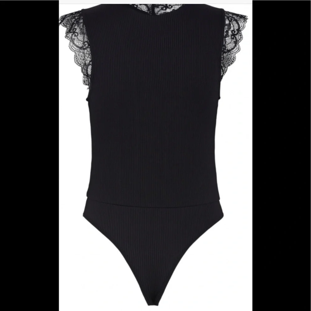 Y.A.S Black Lace Bodystocking Size Small - Picture 2 of 10
